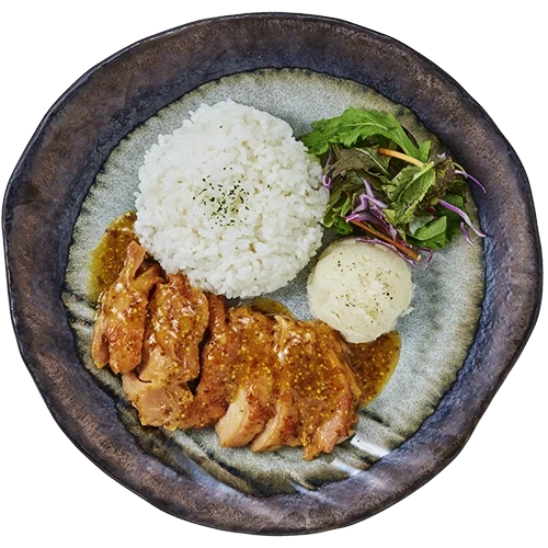 ハニーマスタードチキンプレートのイメージ画像